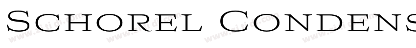 Schorel Condensed Re字体转换